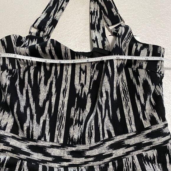 RACHEL Rachel Roy Go West Ikat Print Cross Straps Dress Size 2 - Picture 6 of 12